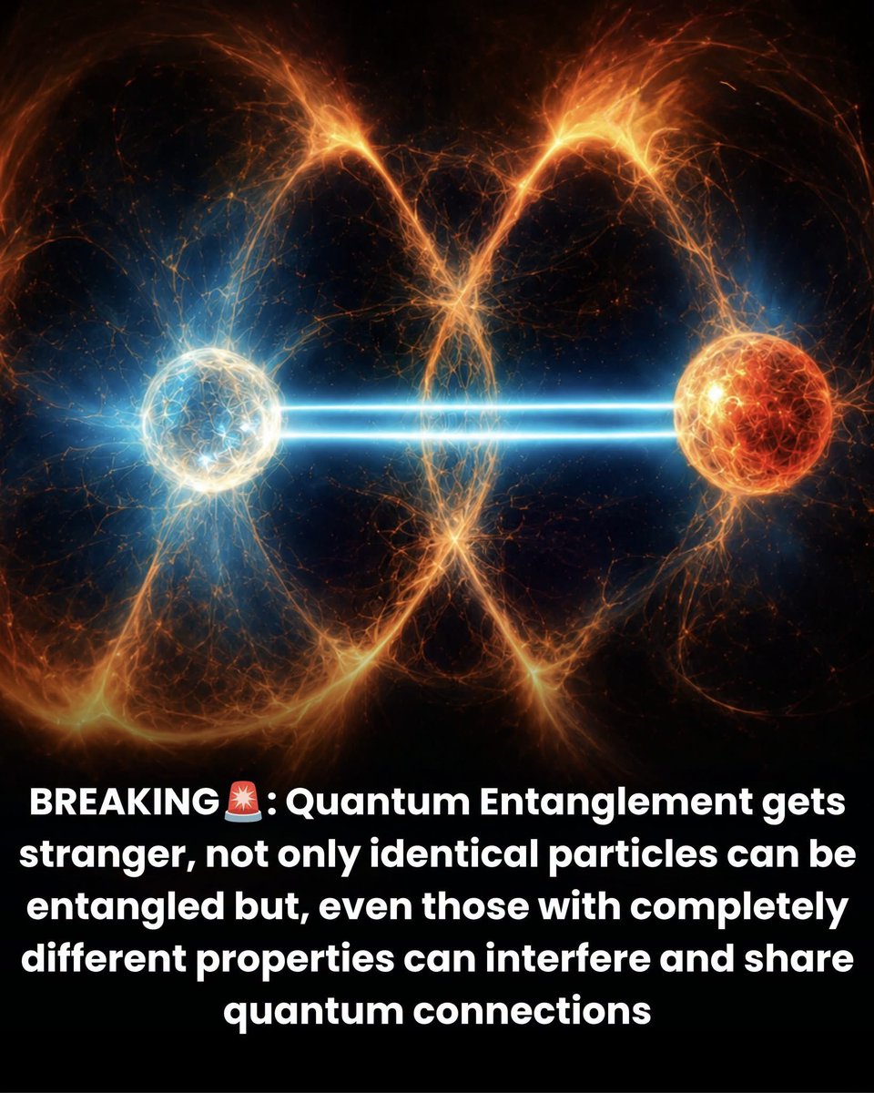 NextScience's tweet photo. ⚛️ Scientists Found Quantum Connections Where They Shouldn’t Exist

In a surprising experiment at Brookhaven National Laboratory’s RHIC, scientists observed quantum interference between a positively charged pion and a negatively charged pion—two particles that can be clearly told apart.

That is strange because quantum interference is usually expected when particles are indistinguishable. Yet these different particles still produced an interference pattern showing a deeper quantum connection.

The discovery could also help scientists create a new map of gluons inside atomic nuclei, revealing what happens at unbelievably tiny scales.

It doesn’t mean random particles can suddenly become entangled. Their connection comes from a shared quantum process.
But once again, quantum physics is reminding us: nature may be far stranger than our everyday world suggests. 

Source: Brookhaven National Laboratory. (2026). STAR collaboration observes quantum interference between distinguishable particles at RHIC. Brookhaven National Laboratory.