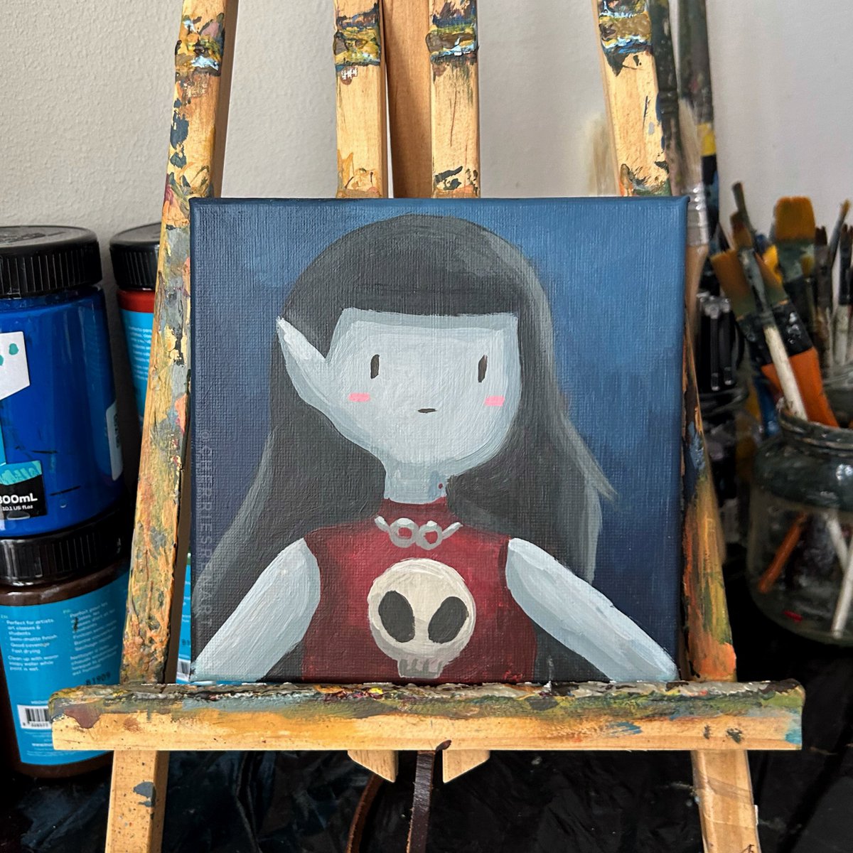 cherriesren's tweet photo. this marcy painting https://t.co/aTmqN3ZQk2