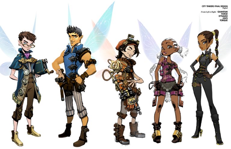 desolatist's tweet photo. seeing people think steampunk tink is for the glitter city series but it was actually for the tinker academy movie that got canceled :( https://t.co/T88ilWrVup