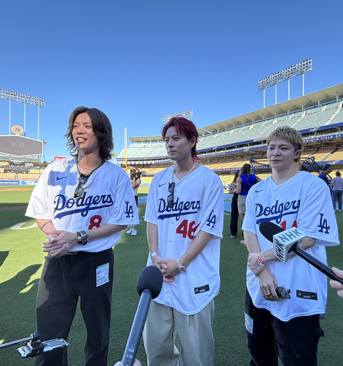 nobuchan6817's tweet photo. #Number_i 始球式で、ドジャースタジアム来場⚾️プチ写真館。その②#Dodgers #ドジャース https://t.co/lyakA0Z08v