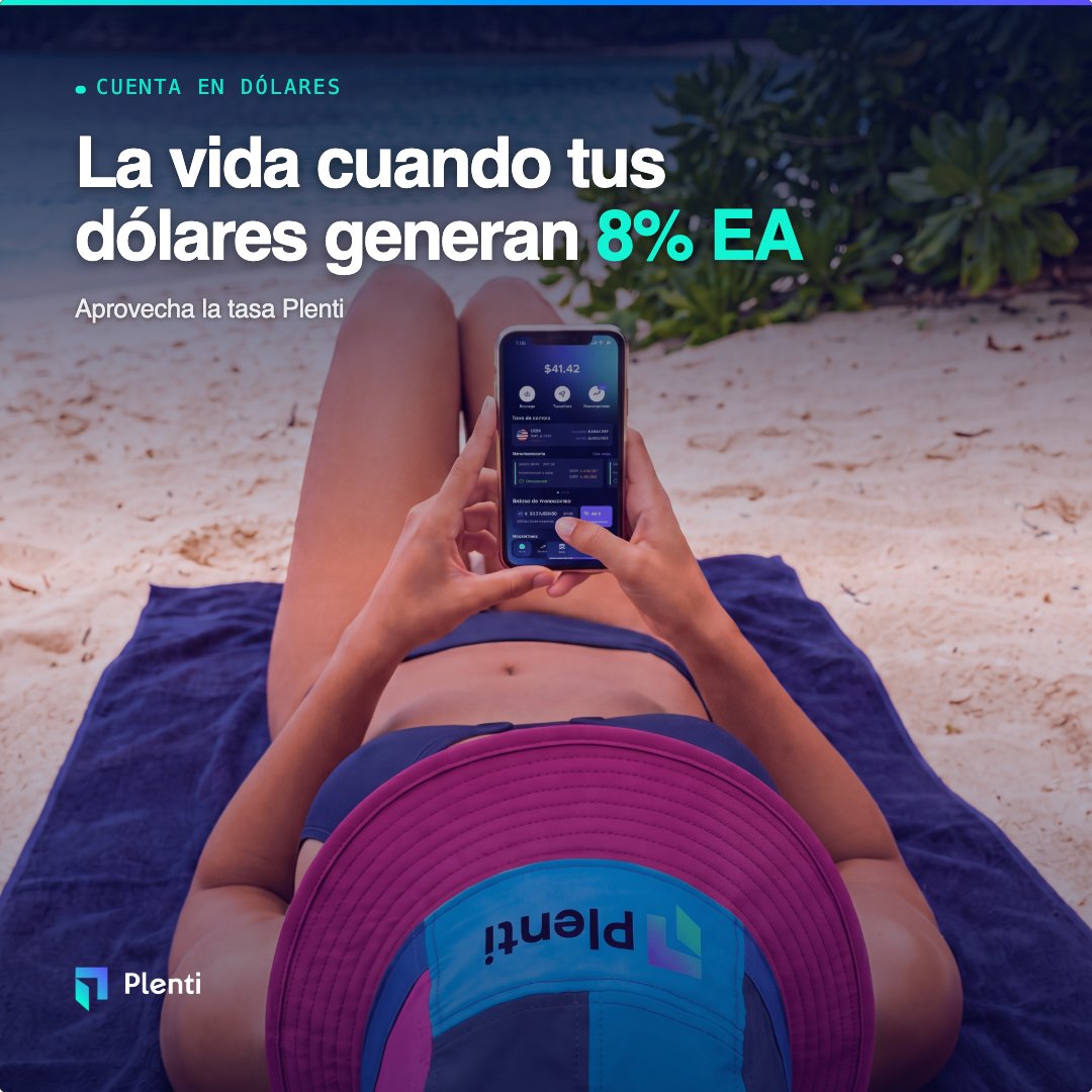somosplenti's tweet photo. POV: Compraste dólares a precio de 2019 con la tasa Plenti