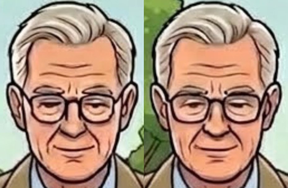 wizard_mis21552's tweet photo. @Zara_588 The guy on the left has smaller frames around his glasses. https://t.co/W4pu9HwCnW