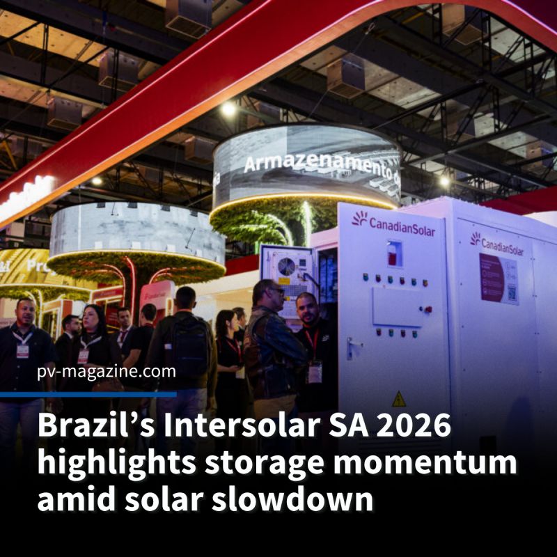 SunproPower's tweet photo. Energy storage is emerging as a key growth driver for Brazil's solar industry. 🇧🇷🔋
The takeaway: Storage is no longer optional in Brazil. It's the next frontier.
#BrazilEnergy #BESS #EnergyStorage #SolarPlusStorage #SunproPower #LatinAmerica #CleanEnergy #EnergyTransition https://t.co/g1C0lOQ4zF