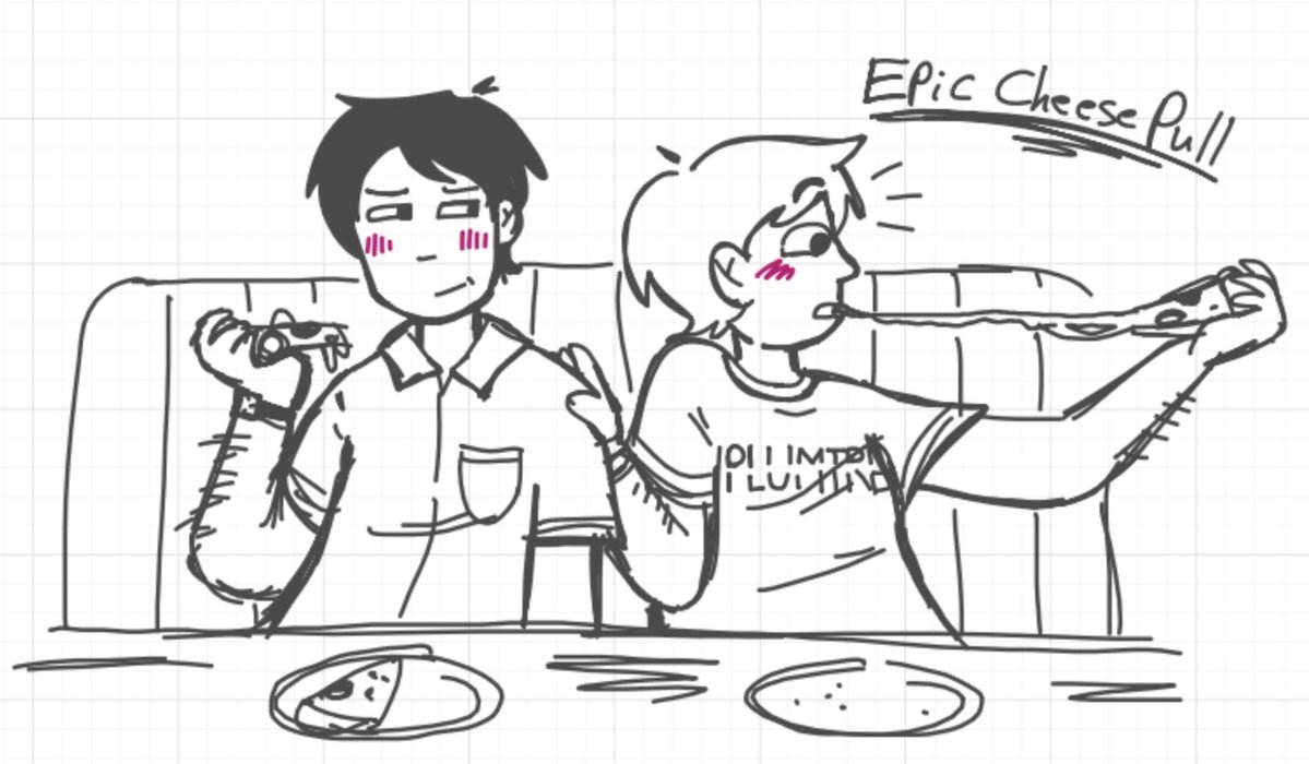 CloudiSkiesss's tweet photo. #scollace they’re supposed to be on a dinner date but you can’t take scott ANYWHERE https://t.co/X4R8P6SzgH