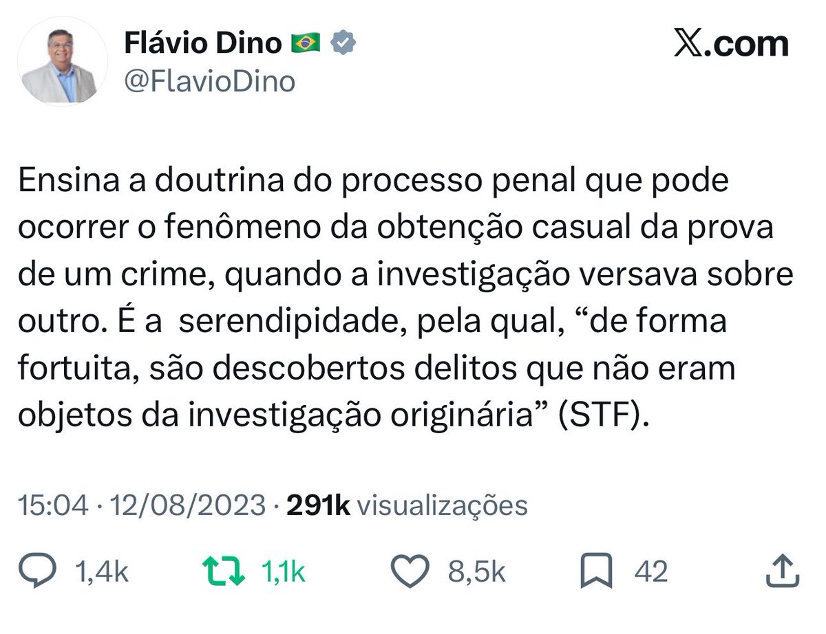 VaiVendo100178's tweet photo. @ggreenwald @HerculanoHoe O ministro Dino, falou que o ministro Mendonça está certo!!! https://t.co/L7qf5ye5La