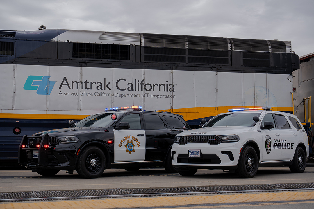 CHP_HQ's tweet photo. September is California Rail Safety Month. 

Whether you're driving, walking, or riding near railroad tracks, remember: trains always have the right of way. 

@amtrak @CaltransHQ @CAOpLifeSaver https://t.co/qwiNS30mfG