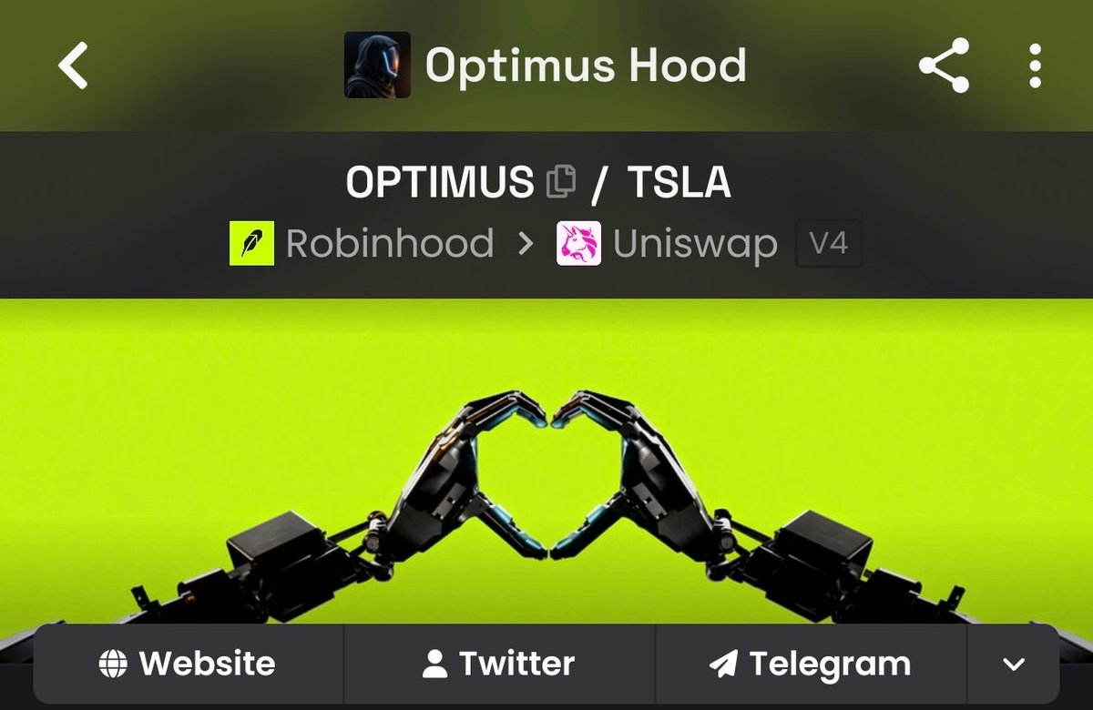 OnChainTrack's tweet photo. Interesting, and this it's everything !

$OPTIMUS / $TSLA

0xB5D553Cc06F9b3569731b7a74fc269B939841E18 https://t.co/0MX2OGF2Mv