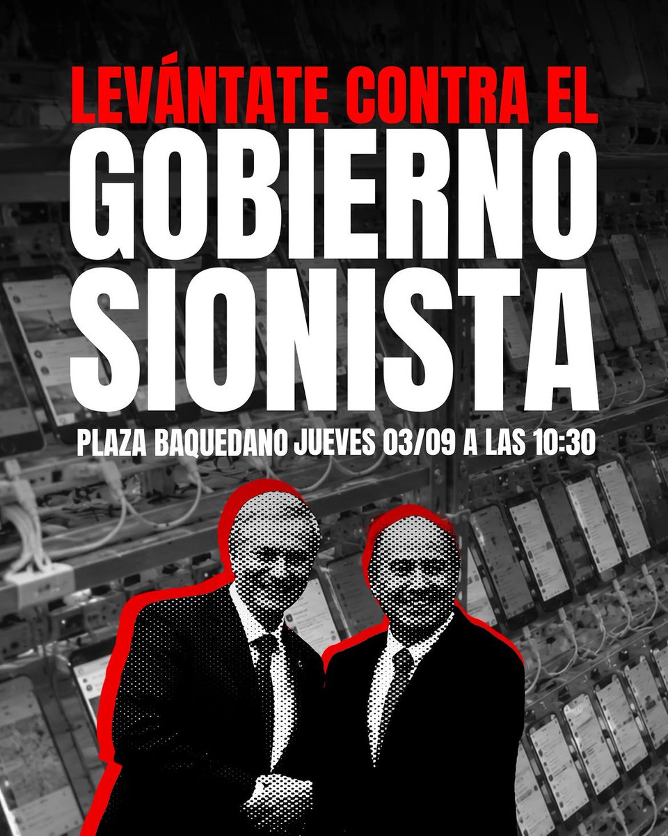 ElHiloCL's tweet photo. 🔴 SE SUMAN LOS PESOS PESADOS PARA LA MARCHA ANTI KAST/ANTI FORO DE MADRID DEL 3 DE SEPTIEMBRE:

🔷 La Fech, la Feusach, la Feudp, Acción Palestina en Chile, Aces, Red de Solidaridad Estudiantil, CONFECH, Coordinadora 8M, el CEP, Cordón Secundario, el Movimiento Socialista de Trabajadores, la Central Clasista de Trabajadores, Organizaciones Antifascistas, etc

¿Y tú, te sumas...o vas a dejar pista libre a Kast y el Foro de Madrid?

♦️ Jueves 3 de Septiembre, 10:30 en Plaza Baquedano/Dignidad

#RenunciaKast 
#NoAlForoDeMadrid