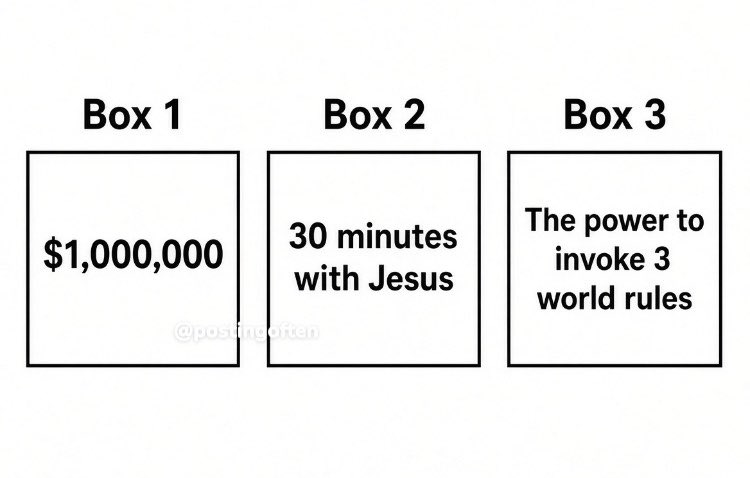 PostingOften's tweet photo. Which box y'all choosing? https://t.co/NQas8jf1xJ