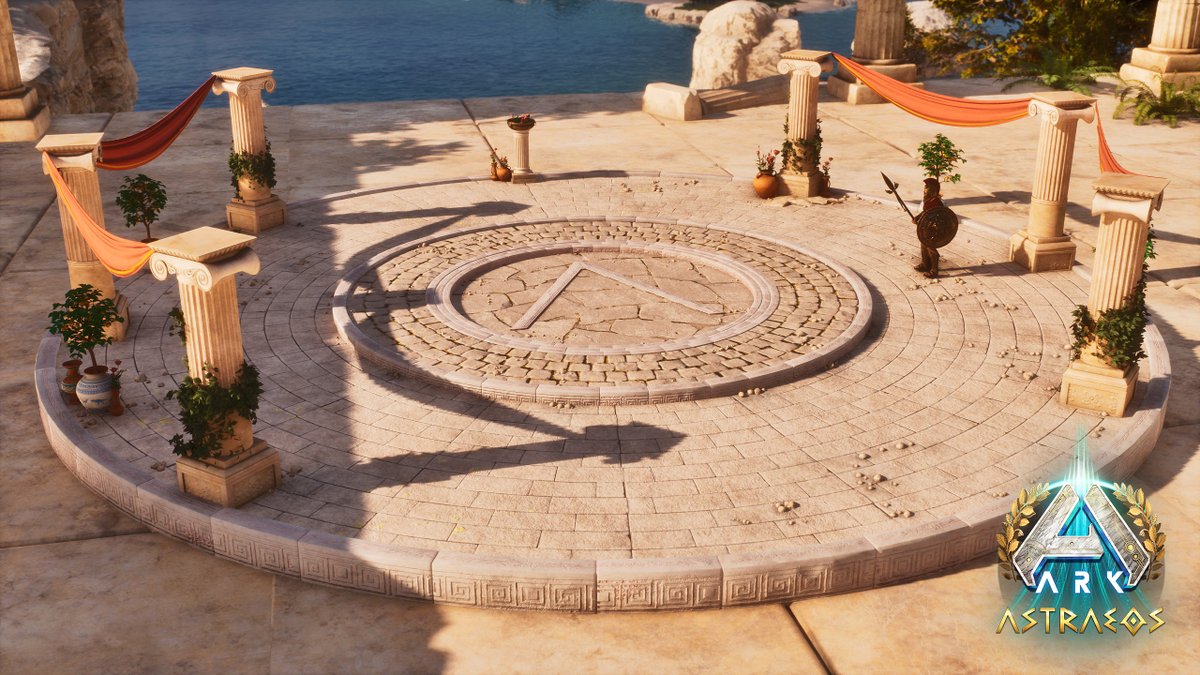 Nekatus's tweet photo. The final update for the Astraeos Structures Skins and Astraeos Wardrobe will be available tomorrow ⭐️

All of these skins were made by @3dcreep over the years! 🔥

Thats a large teleporter skin in the picture
@survivetheark @Nitrado #playARK #ARKSurvivalAscended https://t.co/FFb8uzAwBf