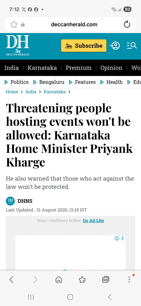 Mohan_HJS's tweet photo. Hon. @PriyankKharge

Calling me a “repeat offender” is false and baseless.

Have I been convicted by any court? If yes, make the details public.

If you have evidence, prove it in court. Otherwise, withdraw the allegation and apologise publicly.

https://t.co/aTlvXtLp0R https://t.co/YQqhZAb0Uz
