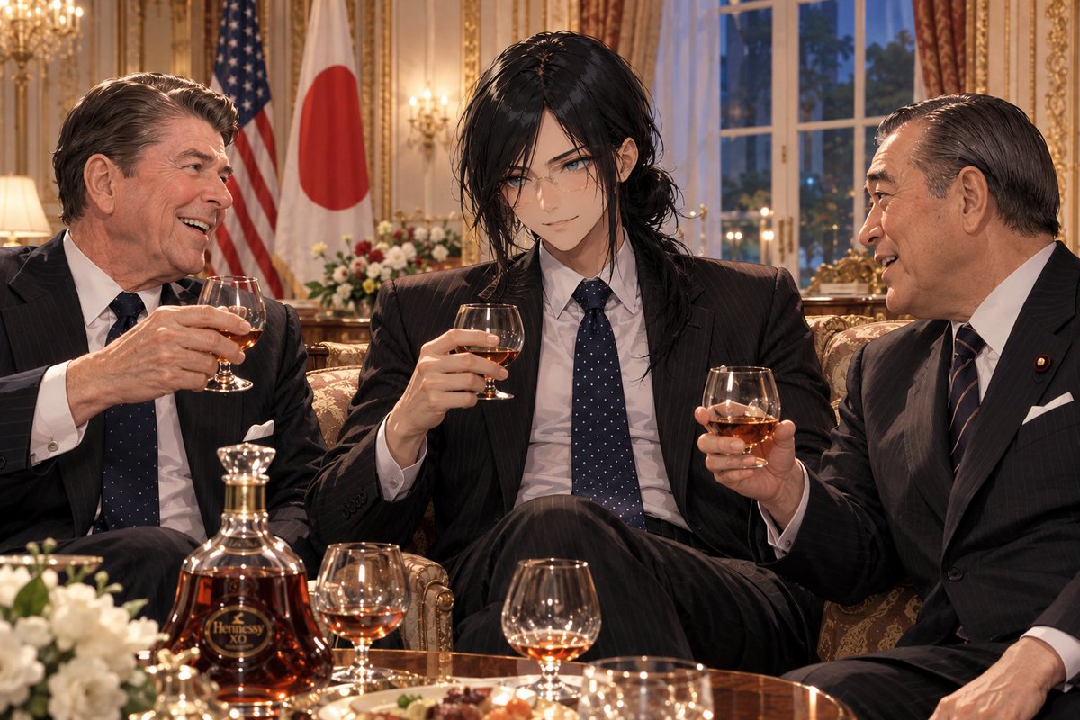 taro_dotco70894's tweet photo. な?
どっから、どー見ても西側、資本社会、民主主義側でしょ?
午餐のあとの男の子だけでのブランデータイム(紳士の嗜みだね)。
*葉巻もお伴なんだけど、プレジデントが禁煙しているので配慮。
#指導者シリーズ #RedKiller
https://t.co/alVPOCygAZ
https://t.co/h0E3josN2v
https://t.co/TXB7zAwPVu