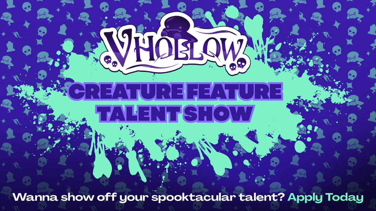 vhollowvt's tweet photo. 🚨 IT’S FINALLY HAPPENING. 🚨

We’ve been waiting to see what you creatures have been hiding…

VHOLLOW’S VTUBER TALENT SHOW APPLICATIONS ARE OPEN! 

Got a hidden talent? A weird talent?

WE WANT IT.

#Vtuber #talentshow #VTuberEvent #VTuberCommunity #VHollow https://t.co/TbbmadzFeh