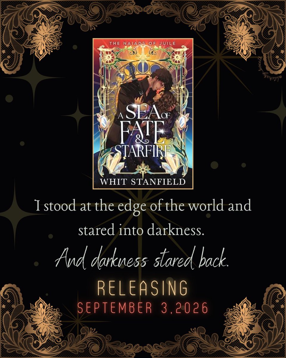 Literary_Sweets's tweet photo. It’s almost time! 

A Sea of Fate &amp; Starfire by Whit Stanfield release September 3, 2026

The Final book in the Naiads of Juile series is going to hit just as hard as the rest of the series &amp; you’re gonna love every minute of it.
🔗- https://t.co/VLnXUEPhh8

#books #fantasyreads https://t.co/DWxX2VTBKf