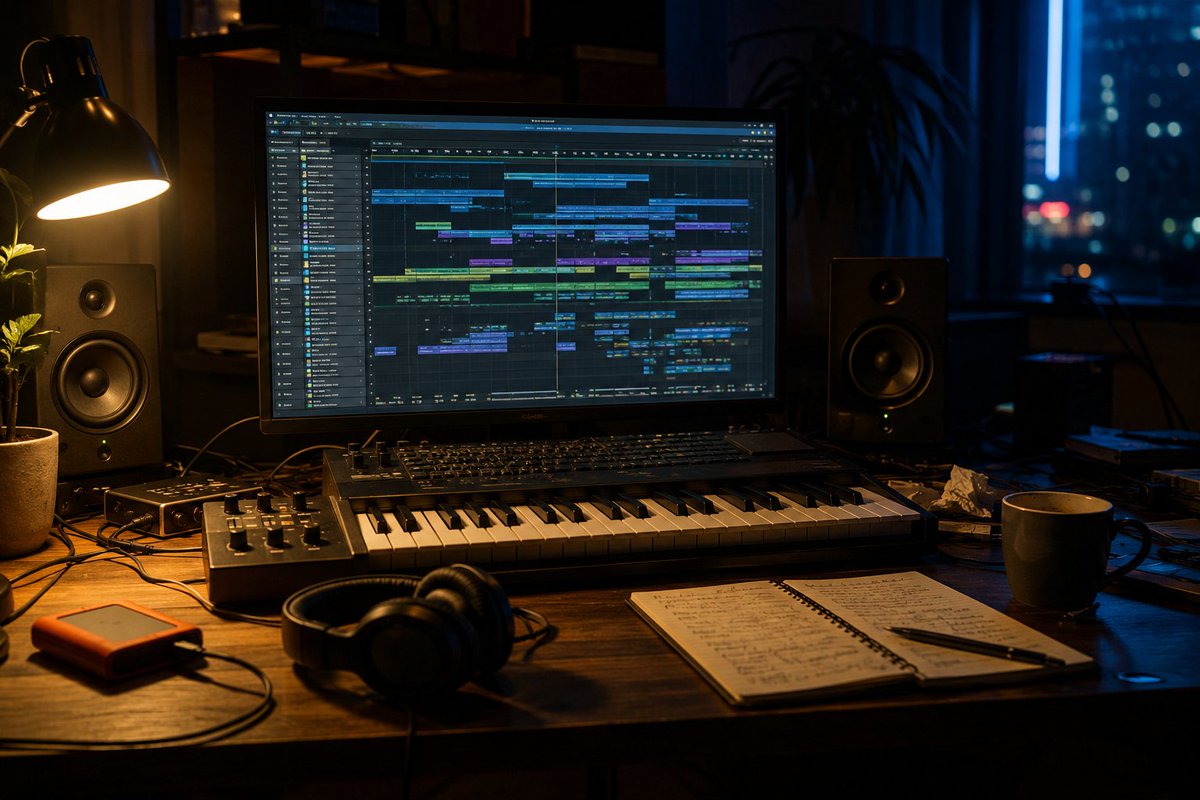 MusicSeed_ai's tweet photo. Every music project has a moment where “almost finished” becomes a lifestyle.
One more edit.
One more version.
One tiny change at 1AM.
Then somehow you’re listening to version 14.
Creators know. 😭
#MusicCreator #Songwriting #MusicSeedMuiscGenerator https://t.co/P8QJogcrtK