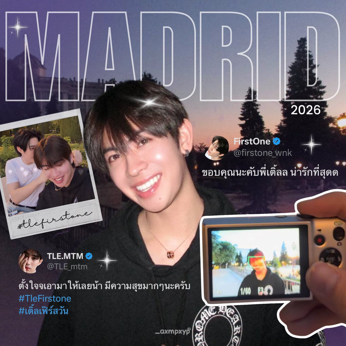 _axmpxyp's tweet photo. มาดริด “น่ารักที่สุดด” เลยย

TFO HOLA MADRID
#ของขวัญที่มาดริด

ᝰ˚⋆ #TLE_mtm #Firstone ˖Ი𐑼⋆
𑣲⋆ #เติ้ลเฟิร์สวัน #TleFirstone ˚‧♬ https://t.co/5OmK5Ddt1z