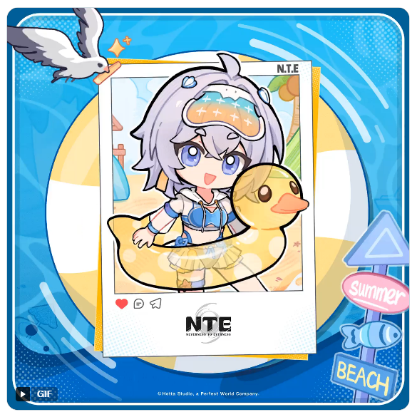 Raxpheon's tweet photo. @NTE_GL #SummerDate 🏖️ https://t.co/m8qZXbMwoQ
