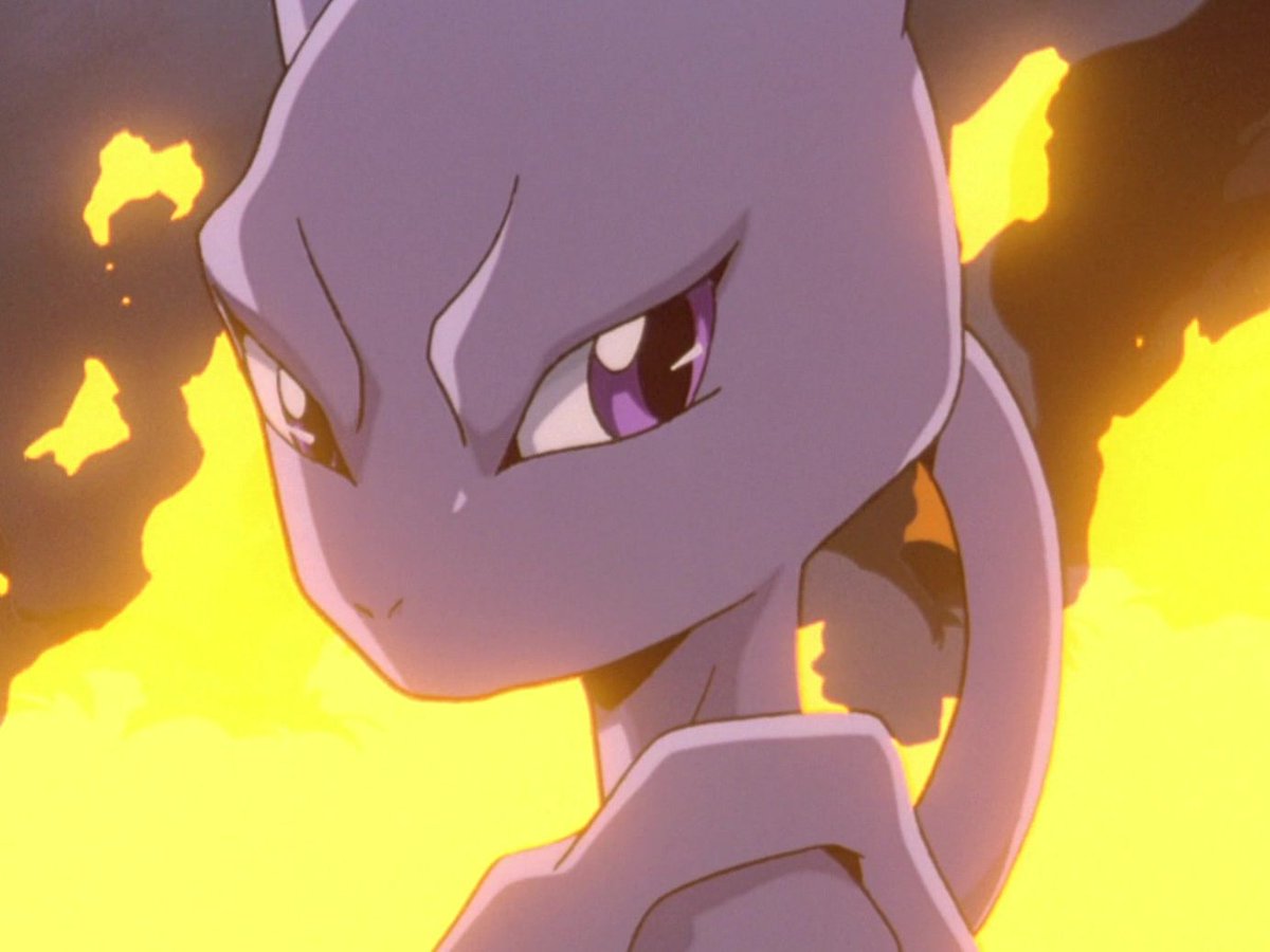 retro_anime's tweet photo. Pokémon: The First Movie - Mewtwo Strikes Back (1998) https://t.co/R03YqIHgCj