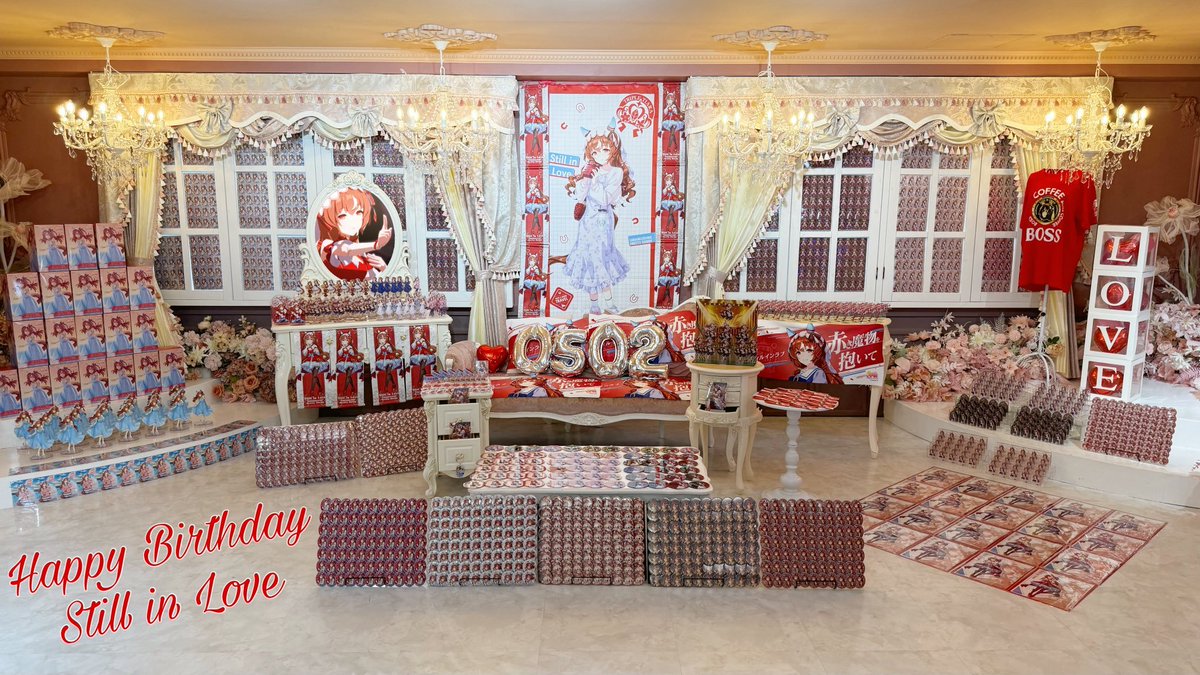 ewopia's tweet photo. @sstrawbbAry YES YES OMG HEAR ME OUT. he posting a shrine like this with all the stuff he has on mobs birthday or sumthing 😭😭😭

(photo is from @/madoll_44) https://t.co/XEmMXV0EBd