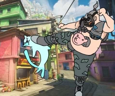 DoIssDam's tweet photo. Roadhog doesn't like to be guided, he's a free spirit (?

Art In FB
Crt: Oct/01/23

#Curiwatch #Curioverwatch #Overwatch #OverwatchFanart #OverwatchArt #Kitsune #Roadhog #Curi #Edit https://t.co/XlRQN1bs4U