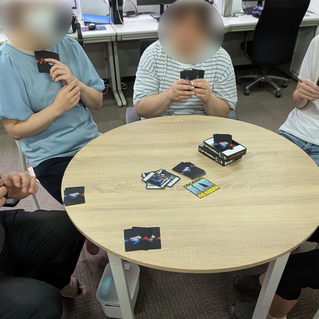 iluminachibachu's tweet photo. 先週行われた就労移行支援でのレクリエーション会の様���です！
今回は"シャークインパクト"というパーティ用カードゲームを行いながら談笑し、職員や利用者同士でより交流が深まりました😄✨

#就労移行支援
#就労継続支援A型 https://t.co/f7OVJaPSFz