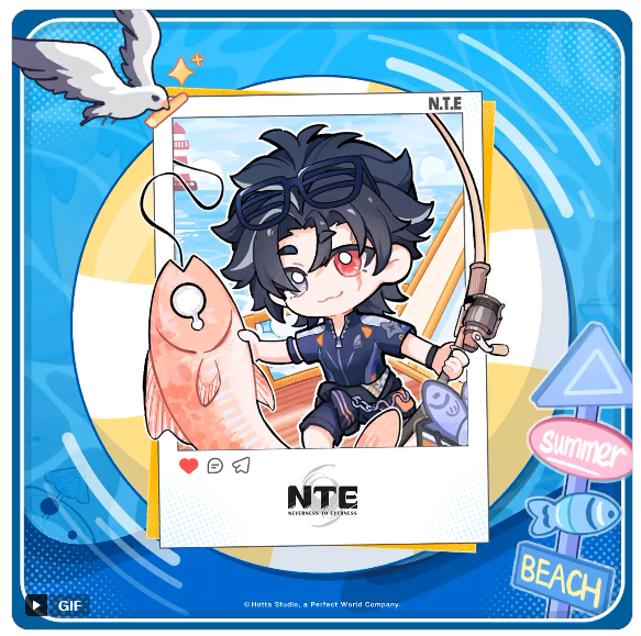 Lherana's tweet photo. @NTE_GL #SummerDate 🫶🎣 https://t.co/7bLY86eAB2