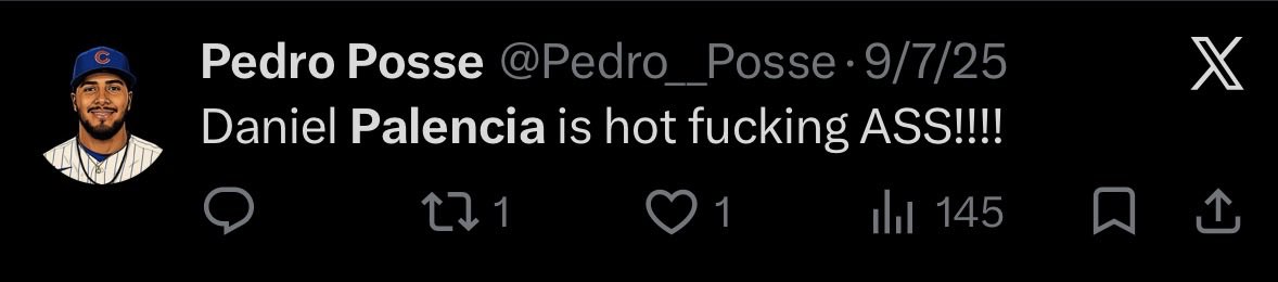 Pedro__Posse's tweet photo. @KLamp6 @JesseRogersESPN True. It’s too bad the guys over at 1060 W Addision St. don’t have as keen of an eye for talent as I do. https://t.co/PvTiwMPEYW