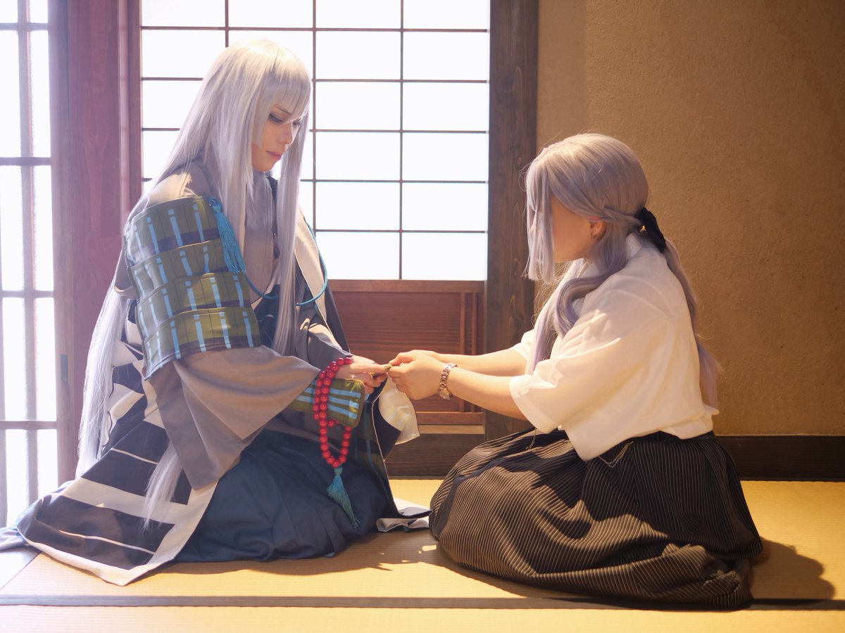 G7Yvy6qRsARfujt's tweet photo. 【刀 剣 乱 舞 / cosplay】
⚠︎創作審神者🌸

　〝　お守りをあなたへ　〟

No.→さんさん(@sansan_duffi3m )
photo→GMさん（@gm_nakihaku ）
#主だけが知っているシークレット本丸0627 https://t.co/B1ONrYeJri