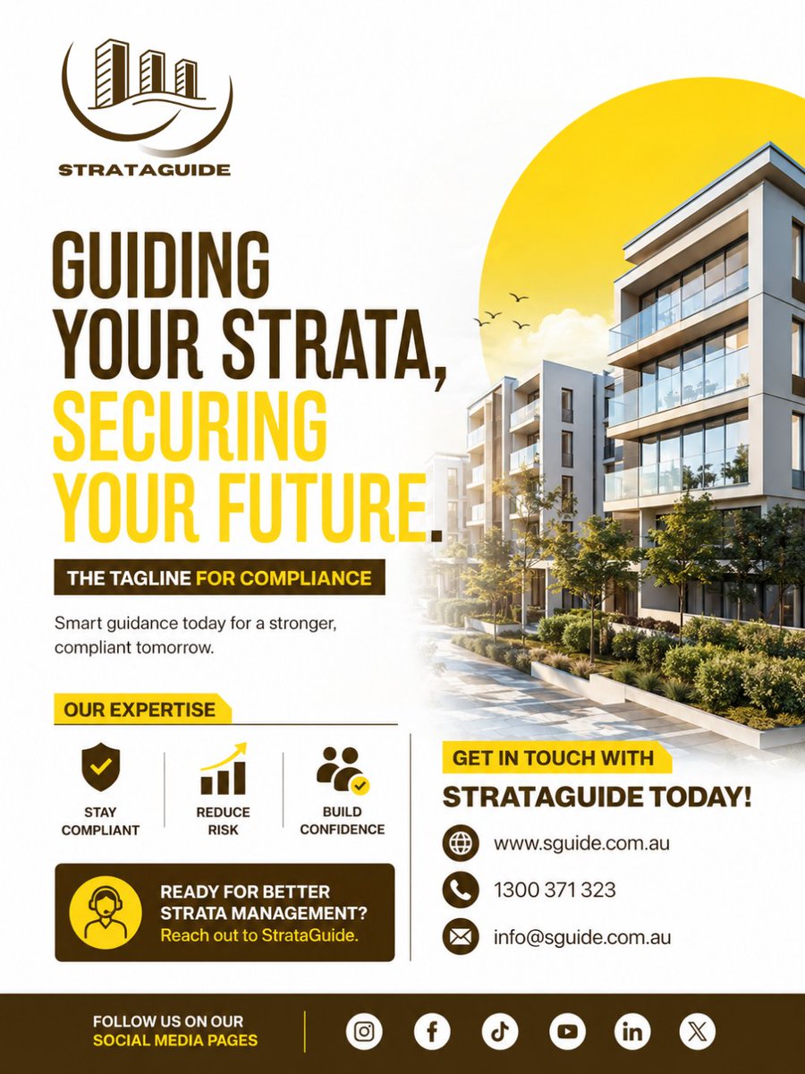 StrataGuide's tweet photo. Trusted by committees isn't a slogan, it's earned through consistent follow-through. Reliable maintenance means lasting value, not just quick fixes. 🌐https://t.co/QveYQmkGfo ☎️1300 371 323 #StrataMaintenance https://t.co/9MFu71LFsL
