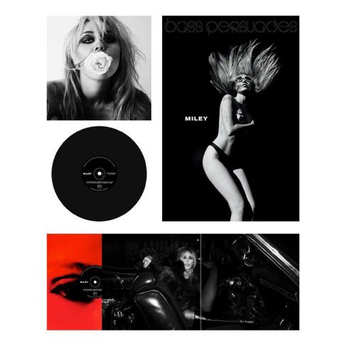 TudoMiley's tweet photo. 🚨 MILEY lançará versões em vinil de BASS PERSUADES, com a faixa bônus exclusiva “SMILE”. https://t.co/2SXB8DvWLB