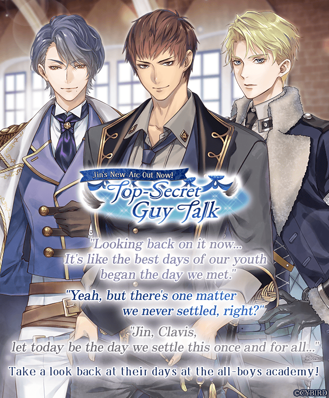 ikepri_en's tweet photo. Top Secret Guy Talk Collection Event Starts Now!

Get freebies just by reading Jin's new Sequel or any other Main Routes/Sequels 😉🎁

#ikepri #otome https://t.co/Hd9RGQkqHq