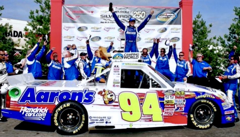 LegendsNascar's tweet photo. Chase Elliott won the 2013 Chevrolet Silverado 250 at Canadian Tire Motorsport Park thirteen years ago today. π
It was his first career @NASCAR_Trucks win.
#FirstTimeWinner π @chaseelliott https://t.co/GjPy6W89Ta