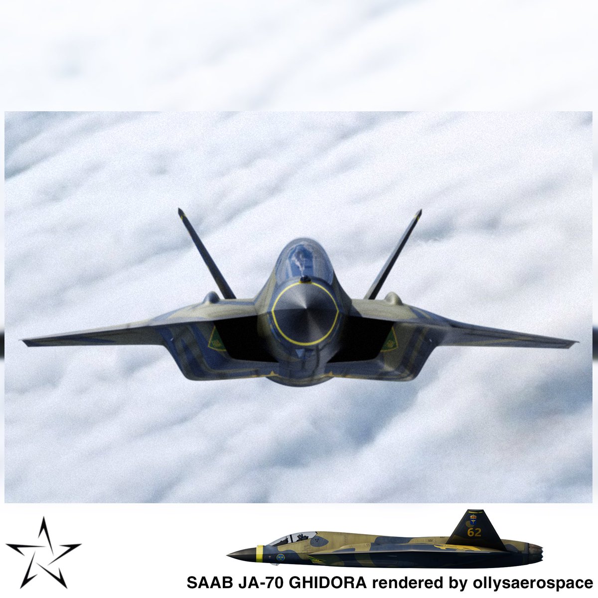 ollys_aviation's tweet photo. SAAB JA-70 GHIDORA https://t.co/8UxxgWifVb
