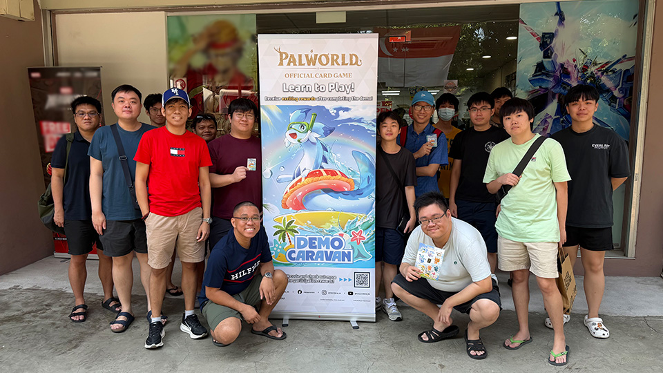 PalworldOCG_EN's tweet photo. What an incredible turnout! 🔥

A huge thank you to everyone who joined our demo sessions this past week and all the best on your road to mastering the game! ✨

Look forward to more exciting news from us in the future!

#Palworldcardgame #TCG https://t.co/ID0pEvcAFz