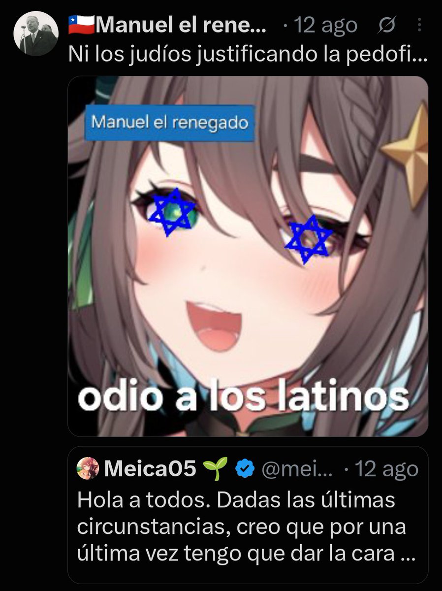 Evan77777777_7's tweet photo. @Santiago244512 Aquí los otros que este hombre odia :P https://t.co/QMRLGyHRpB