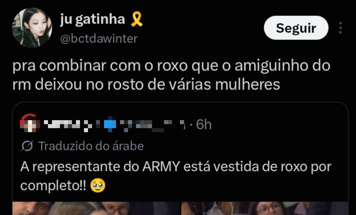 mizzieReportOT7's tweet photo. 🚨 HYBE REPORT TEMPLATE | 🐨

A conta @/bctdawinter publicou acusações graves e sem base contra o 🐨 associando-o a violência contra mulheres e reforçando as alegações como se fossem fatos.

📄 Template + provas:
https://t.co/JQlz3vOirA

📩 HYBE: https://t.co/OTRgWp3FS8 https://t.co/Gqizv8UU5l