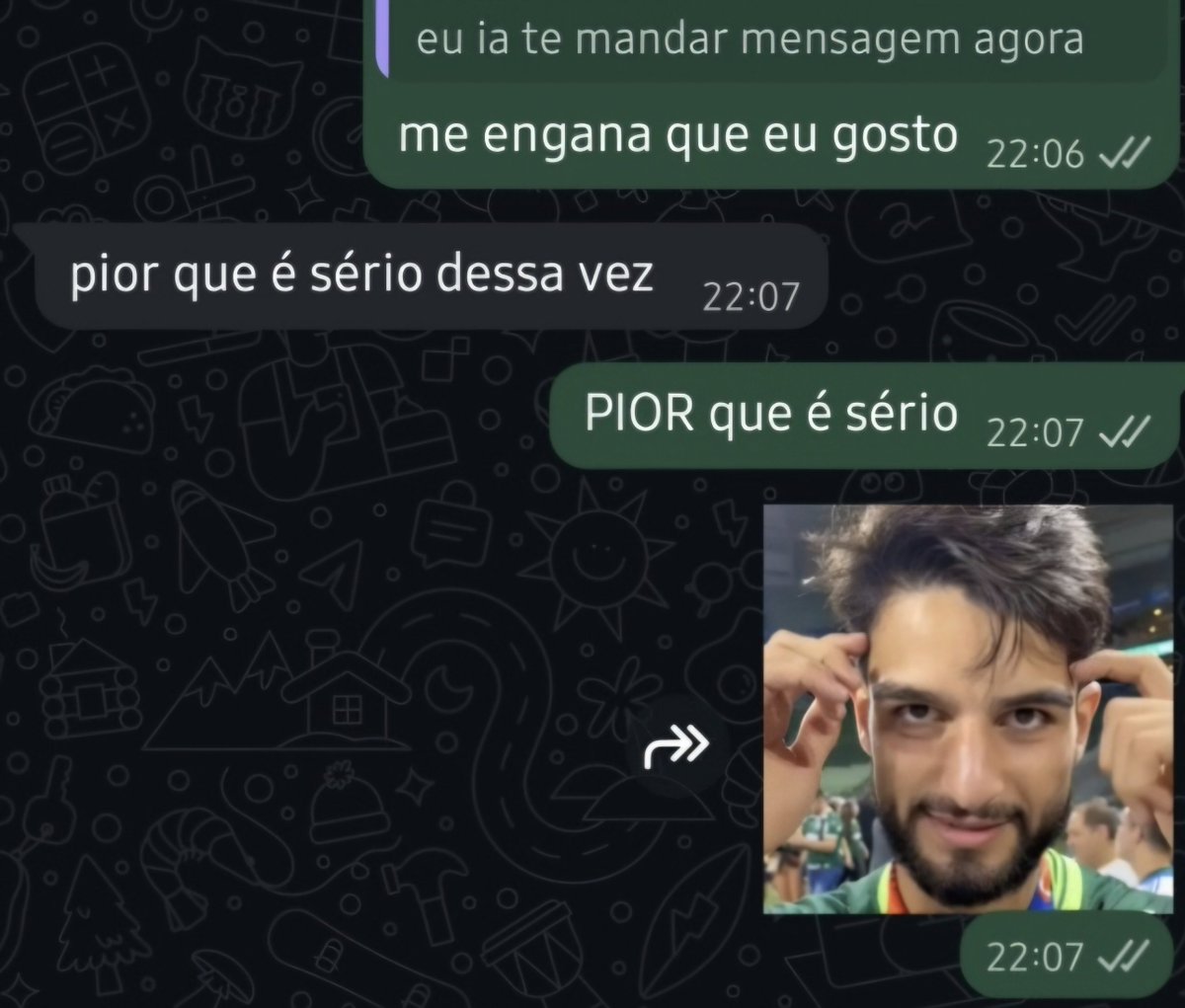 wrldbergvall's tweet photo. se fosse eu falando isso... nossa https://t.co/Q9KatvYWUs
