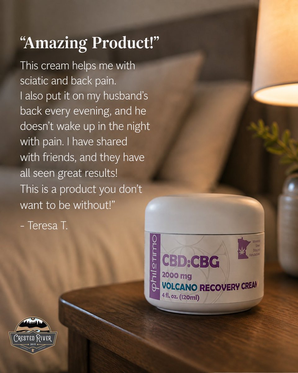 crivercc's tweet photo. Thank you, Teresa, for your kind words and review! https://t.co/Rk5VYYNwzp