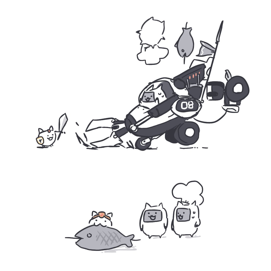 stardowno_o's tweet photo. #thebattlecats brave cutter https://t.co/oC1Q5Zl4lf