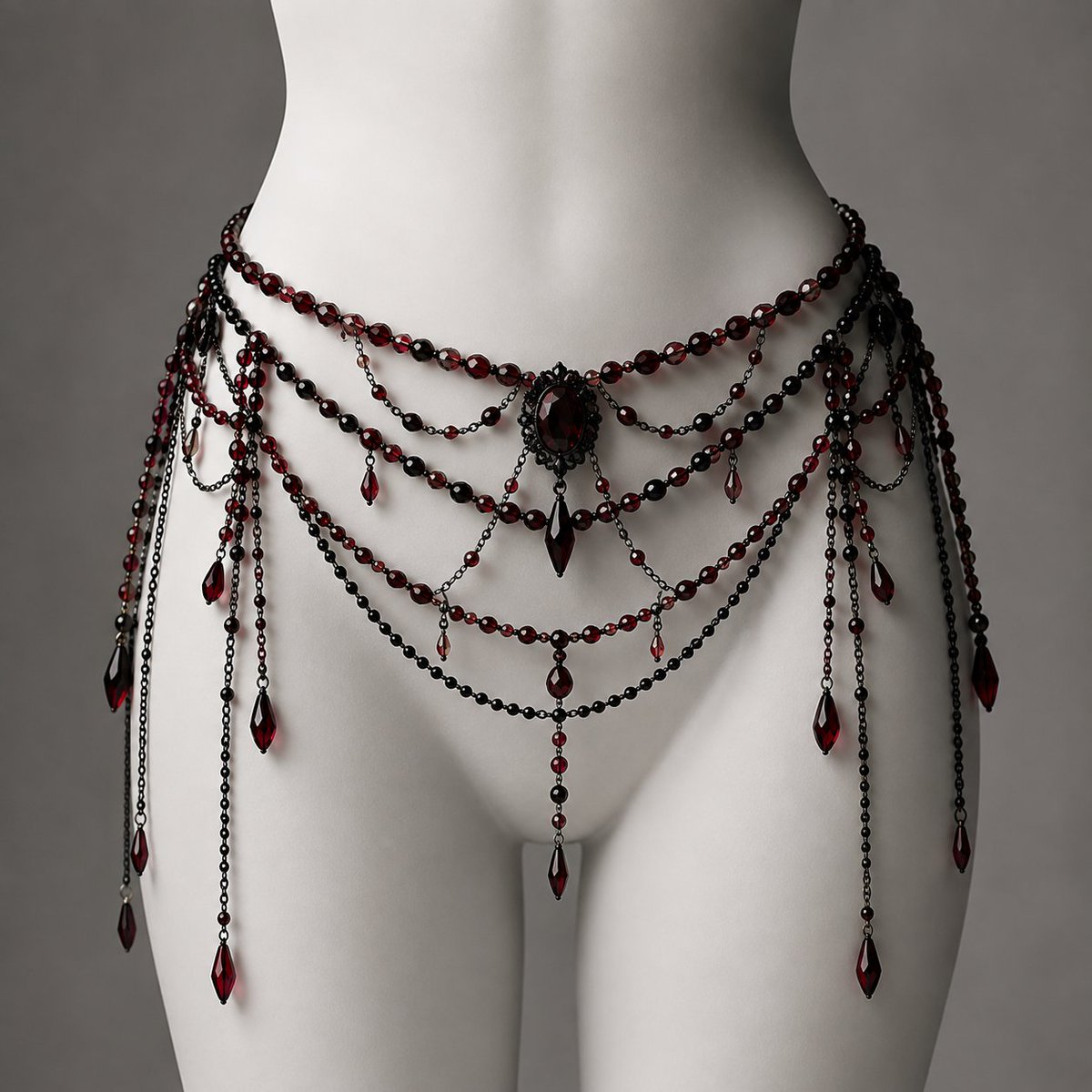 ClothesAesthe's tweet photo. Gothic Waist Jewelry https://t.co/V6x9WJ7KZP