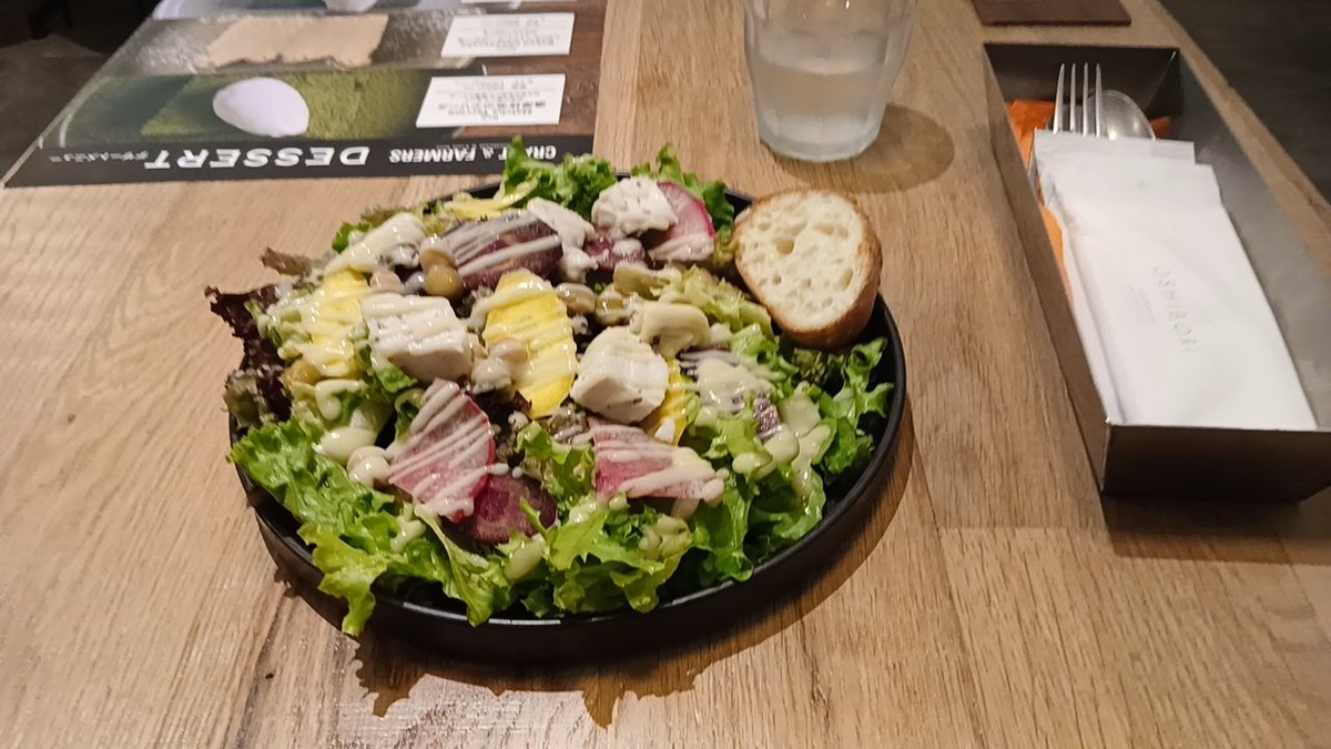 teppenir's tweet photo. ヘルシーランチ、血糖値さげるぜ。 https://t.co/6VETtcM2nb