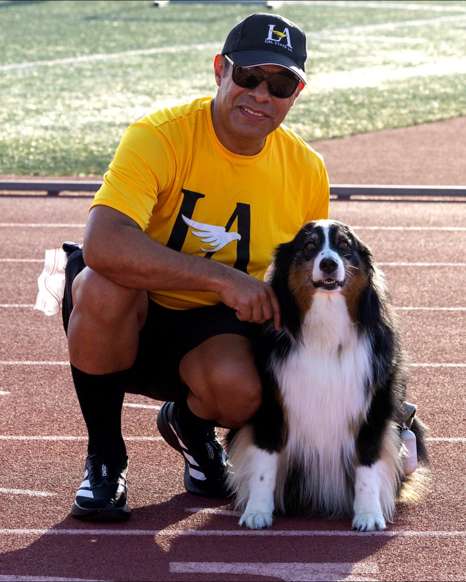 CalStateLA's tweet photo. Did they care about their finishing times? Probably not. Did they stop to sniff things along the way? Absolutely. 🐶 

Either way, the four-legged competitors in our inaugural Doggy Division crossed the finish line with enthusiasm, and that's a good day in our book! 🐾 https://t.co/unlkxxg2ca