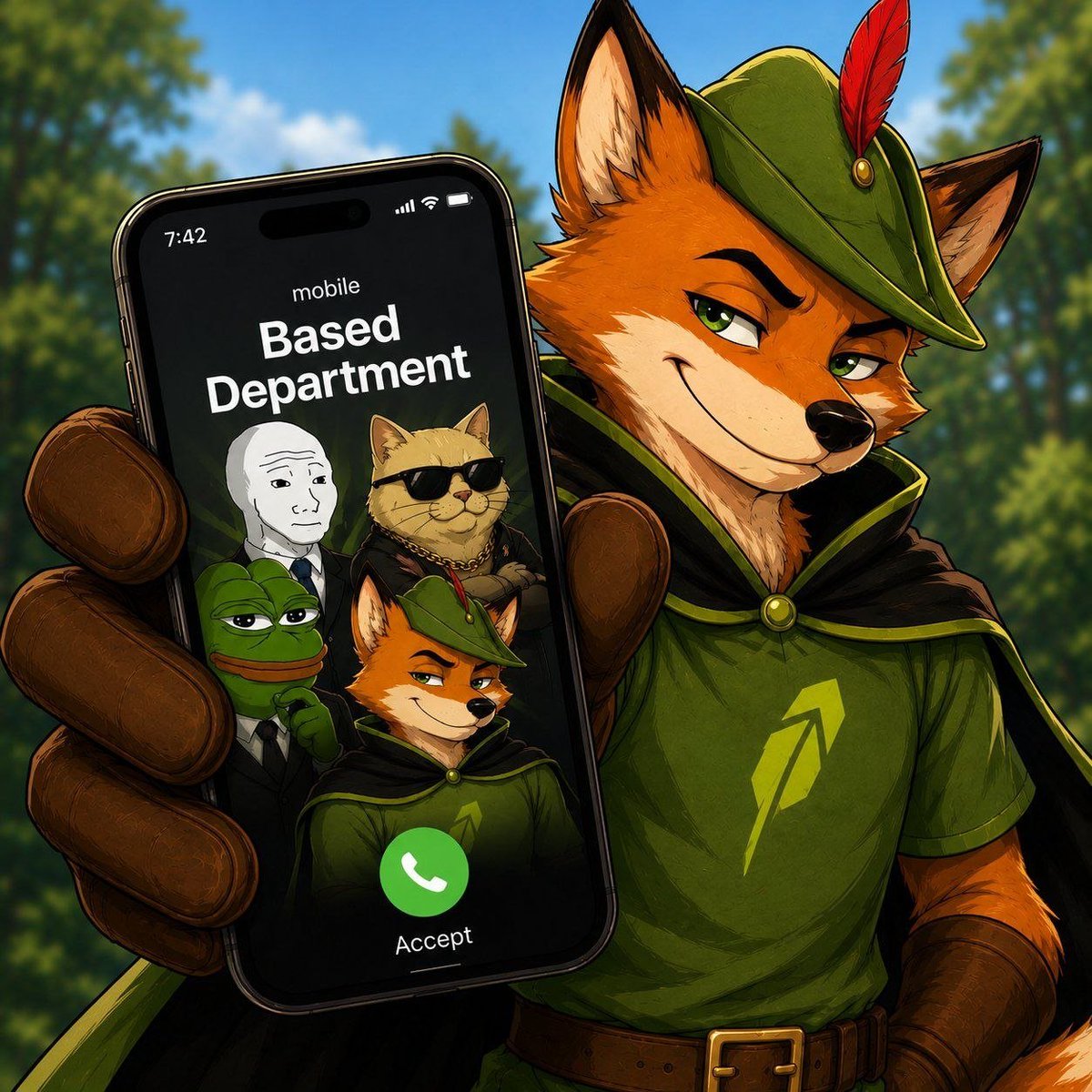 Rocky115765's tweet photo. @Lvnten $FOX can  give you that
As a robinhood mascot 
$FOX is capable https://t.co/KRlaiKtzz8