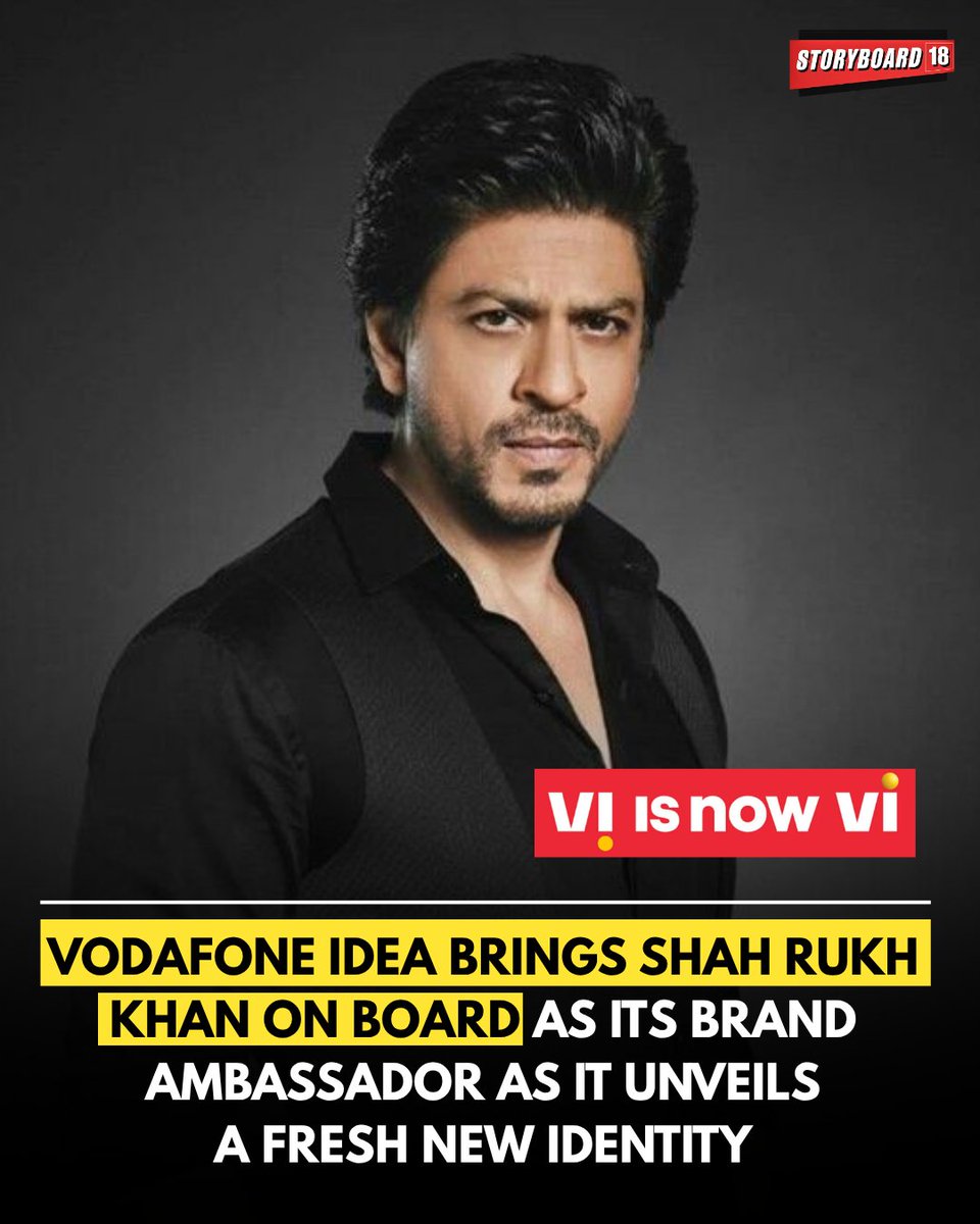 Storyboard18_'s tweet photo. @iamsrk joins @vodafoneIN_Fdtn as brand ambassador, alongside the telecom giant’s new logo
#VodafoneIdea #Vi #ShahRukhKhan #SRK #BrandAmbassador #NewLogo #BrandRefresh #Telecom #TelecomIndustry #IndianTelecom #Branding #Marketing #Advertising #BrandStrategy #CelebrityEndorsement #Bollywood #BusinessNews #MarketingNews #IndiaBusiness #DigitalIndia #TelecomNews #BrandNews #CorporateNews #NewIdentity