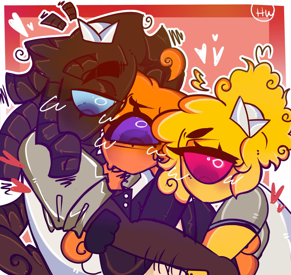 StripesAstral's tweet photo. My irl and I did an art trade!!!!! My half is on my nsfw and in the replies…. They don’t have twt so go follow them on tiktok @/cottonwoodtrees https://t.co/wsX29bXiRT