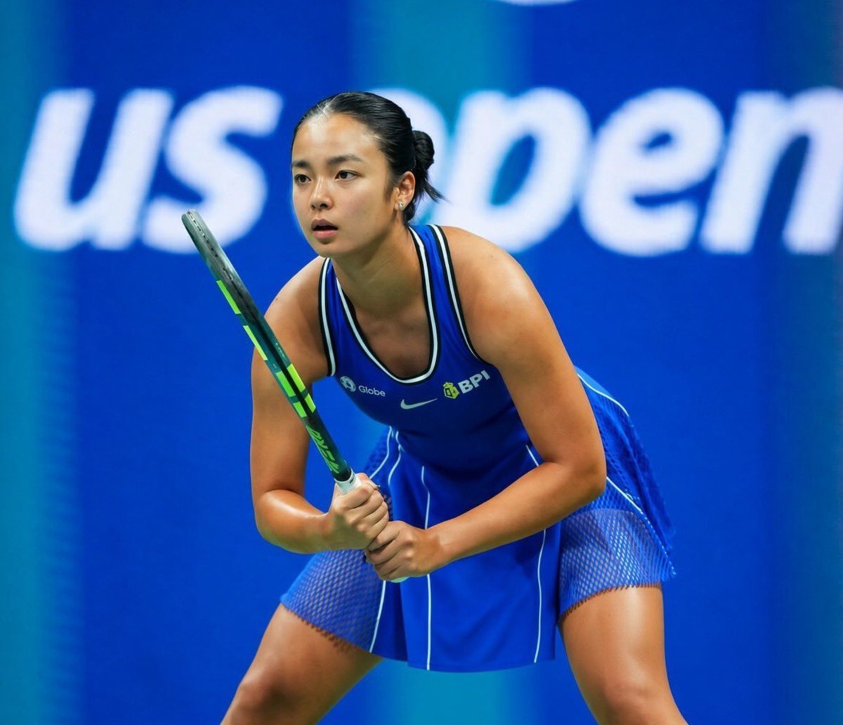 endpaige's tweet photo. Commentators mentioning that NIKE almost never really allow their kits to have patches of sponsors, but Alex Eala is one of the very few players to have those on her outfits.

That says a lot about her marketability and the worth she has for Nike. They accept her and her sponsors https://t.co/nh2axi2YB0
