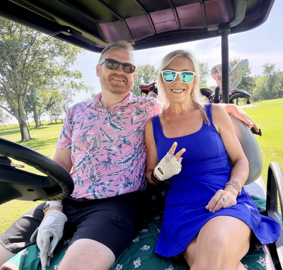 Courtney_4284's tweet photo. Tuesday’s off together include: running a 5k, coffee date, golfing 27 holes, grocery shopping (and another coffee run), grilling out and making dinner together, and watching the Cubs #InMyRunningEra #ChefCoreyCooks #EndlessSummer https://t.co/3cyNpO1Xxo