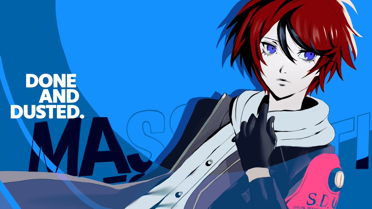renshako's tweet photo. persona 3 reload x hundred line 

the text was so annoying to do https://t.co/wxXl5uOjwx