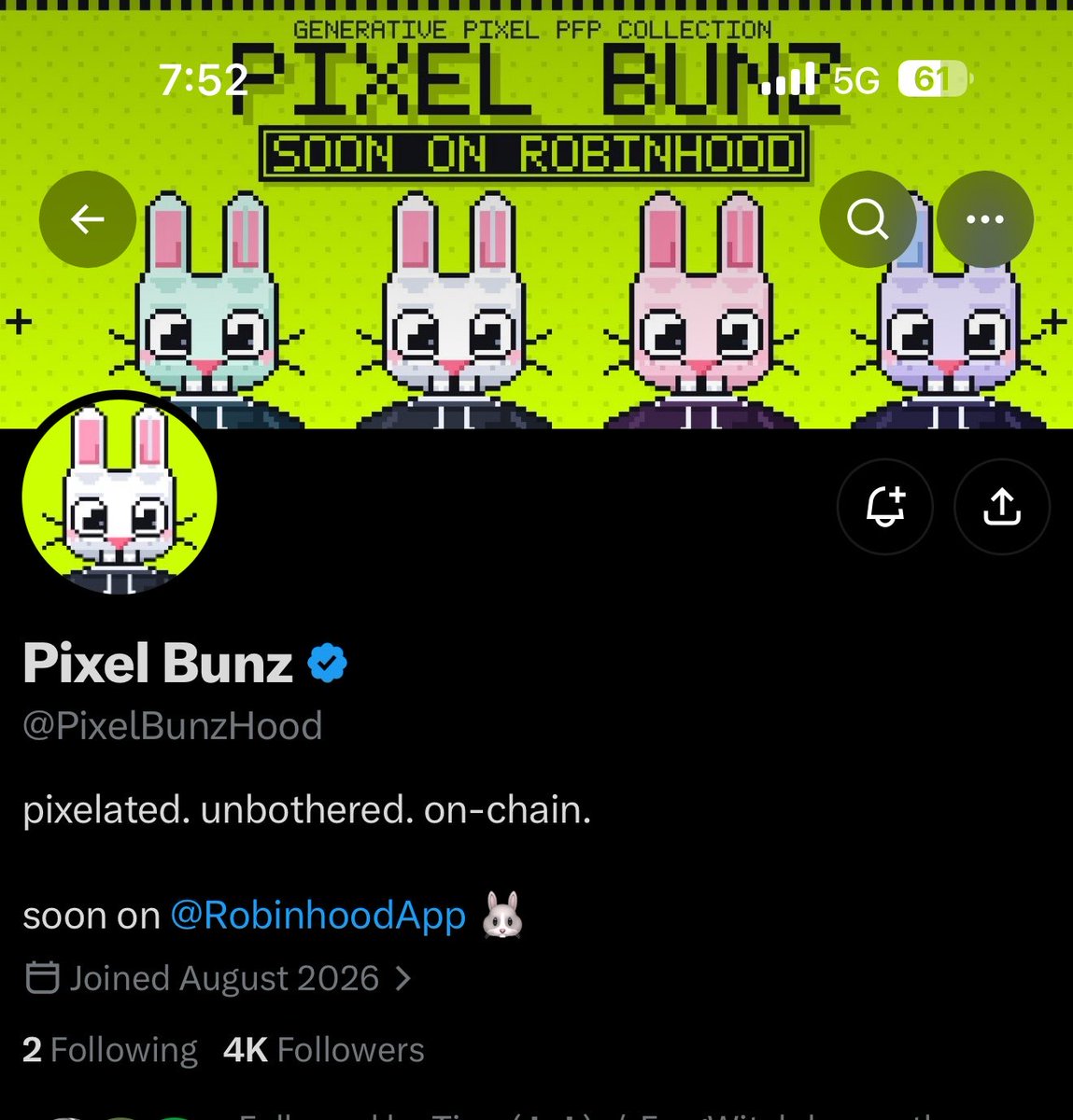 Ryven2o's tweet photo. We’ve partnered @PixelBunzHood to Giveaway 3x Guaranteed  Mint GTD spots to our community

How to Enter:

◼️Follow @PixelBunzHood @Rohit5893267591 
◼️Like & RT this post, ​Tag 3 friends below.
◼️Drop your EVM address in the comments. 
​
​The winner will be selected randomly and announced within 18 hours.