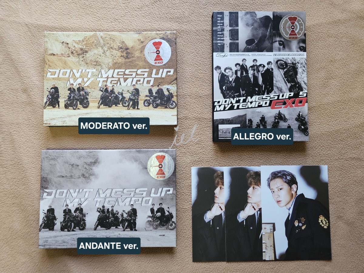 seongddenlyk_hr's tweet photo. wts lfb ph only exo

EXO Don't Mess Up My Tempo album (unsealed)

Moderato &amp; Allegro ver.
pb + cd + postcard only, no pc
₱200 ea

Andante ver. with pob poster
₱300 (including poster tube)

dm to claim ♡

🏷️  suho xiumin lay baekhyun chen chanyeol d.o. kai sehun dmumt album https://t.co/I4vHrwSlp3